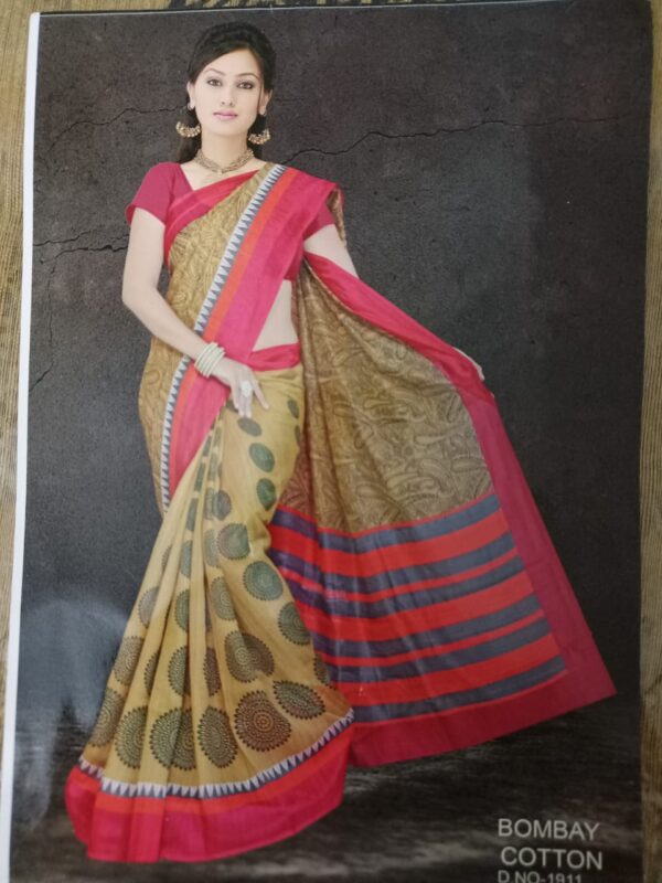 Bombay Cotton Fancy Sarees