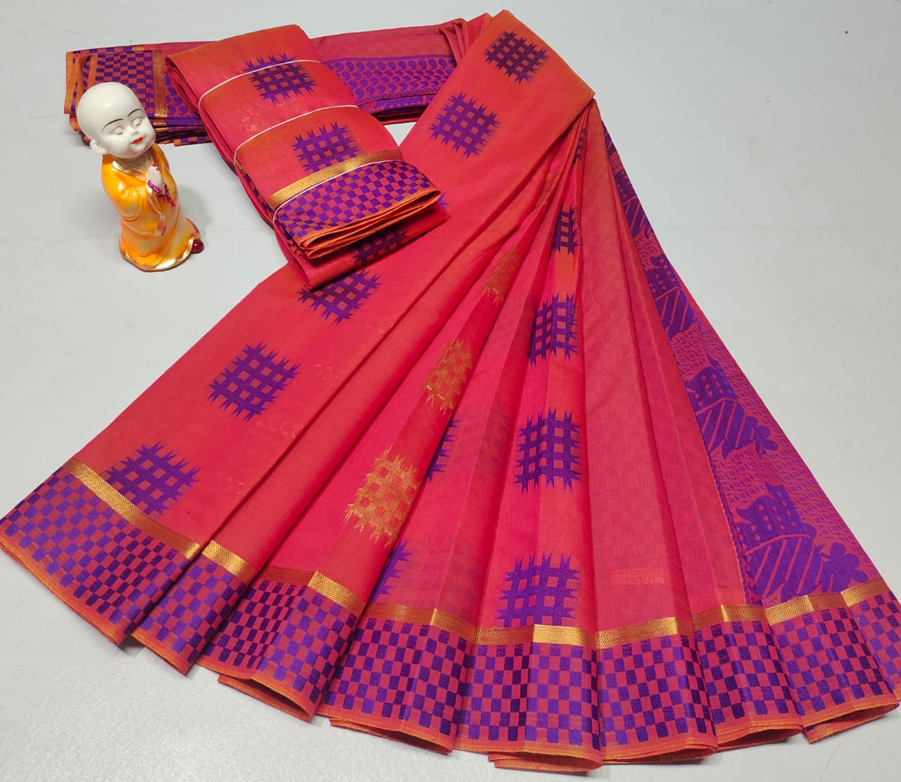 Buy Exclusive Kuppadam Elampillai Cotton Silk Sarees Rate