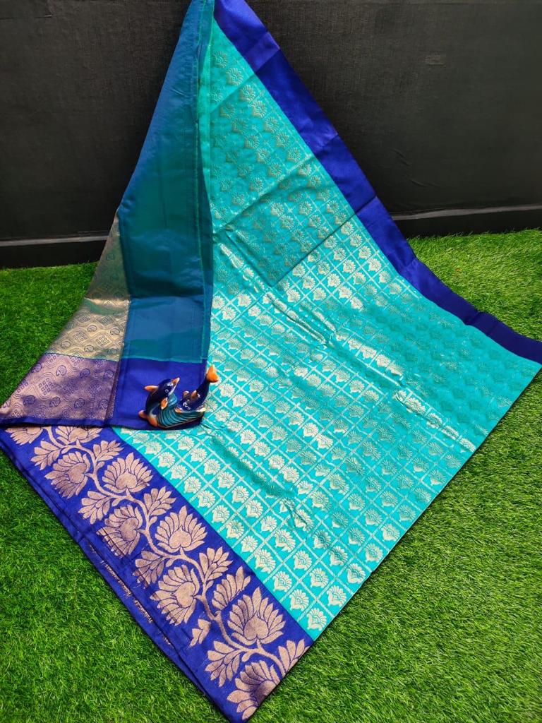 Elampillai Pure Mercerized Silk Cotton Sarees - EPS018