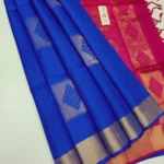 tissue silk sarees blue