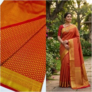 Red Colour Bridal Sarees